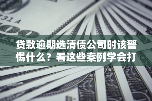 济南贷款逾期选清债公司时该警惕什么？看这些案例学会打翻身仗