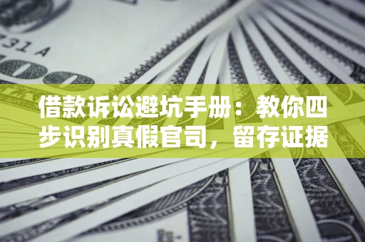 济南借款诉讼避坑手册：教你四步识别真假官司，留存证据不踩雷