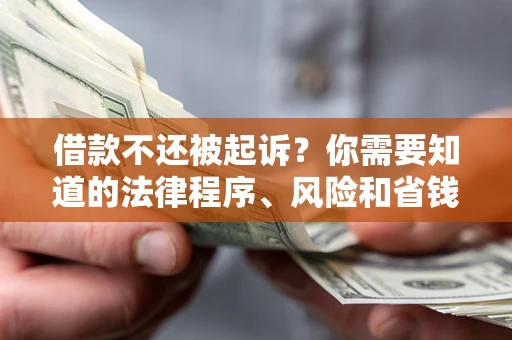 济南借款不还被起诉？你需要知道的法律程序、风险和省钱技巧