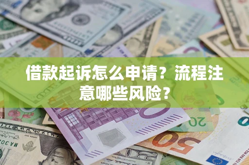 济南借款起诉怎么申请？流程注意哪些风险？