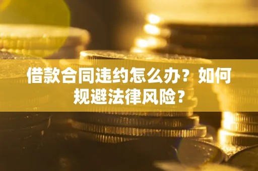 济南借款合同违约怎么办？如何规避法律风险？